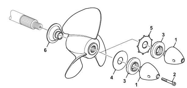 Sprengzeichnung Montage AQ kurze Nabe